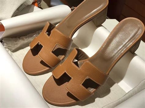 hermes brown sandals|hermes sandals with heels.